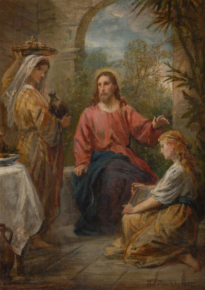 Jesus bei Maria und Martha
